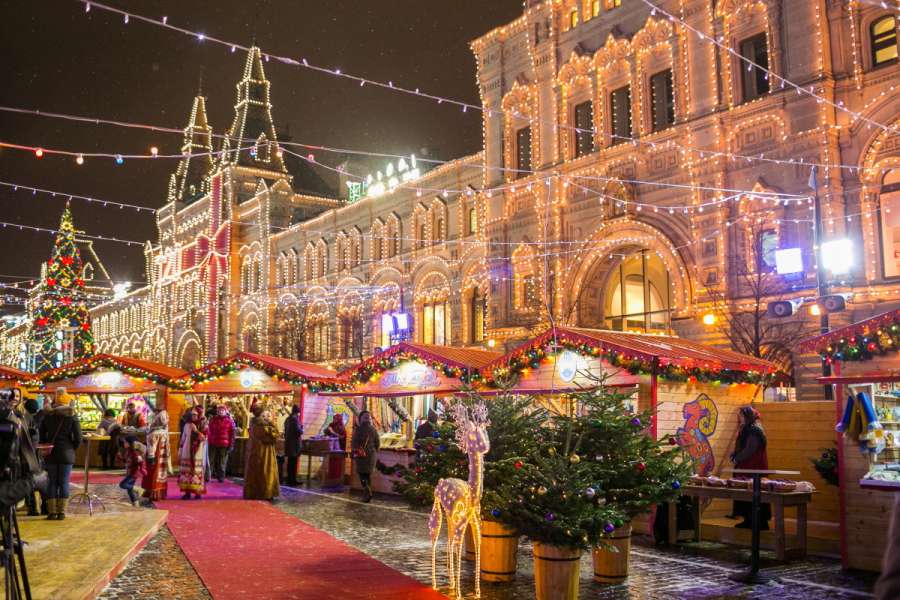 Moscow Christmas fair